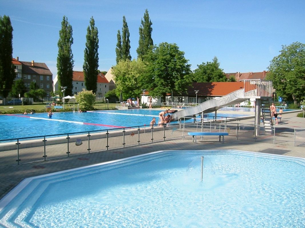 Summer outdoor pool