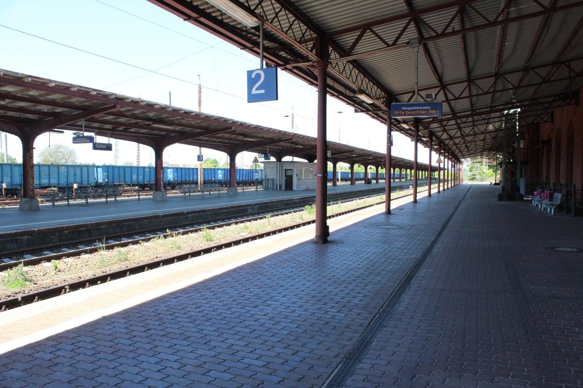 Bild: Bahnhof Guben