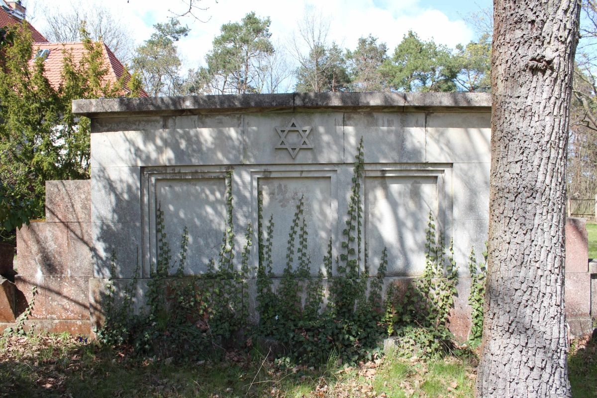 (5) A chapel on a hill with a Jewish cemetery and a war memorial