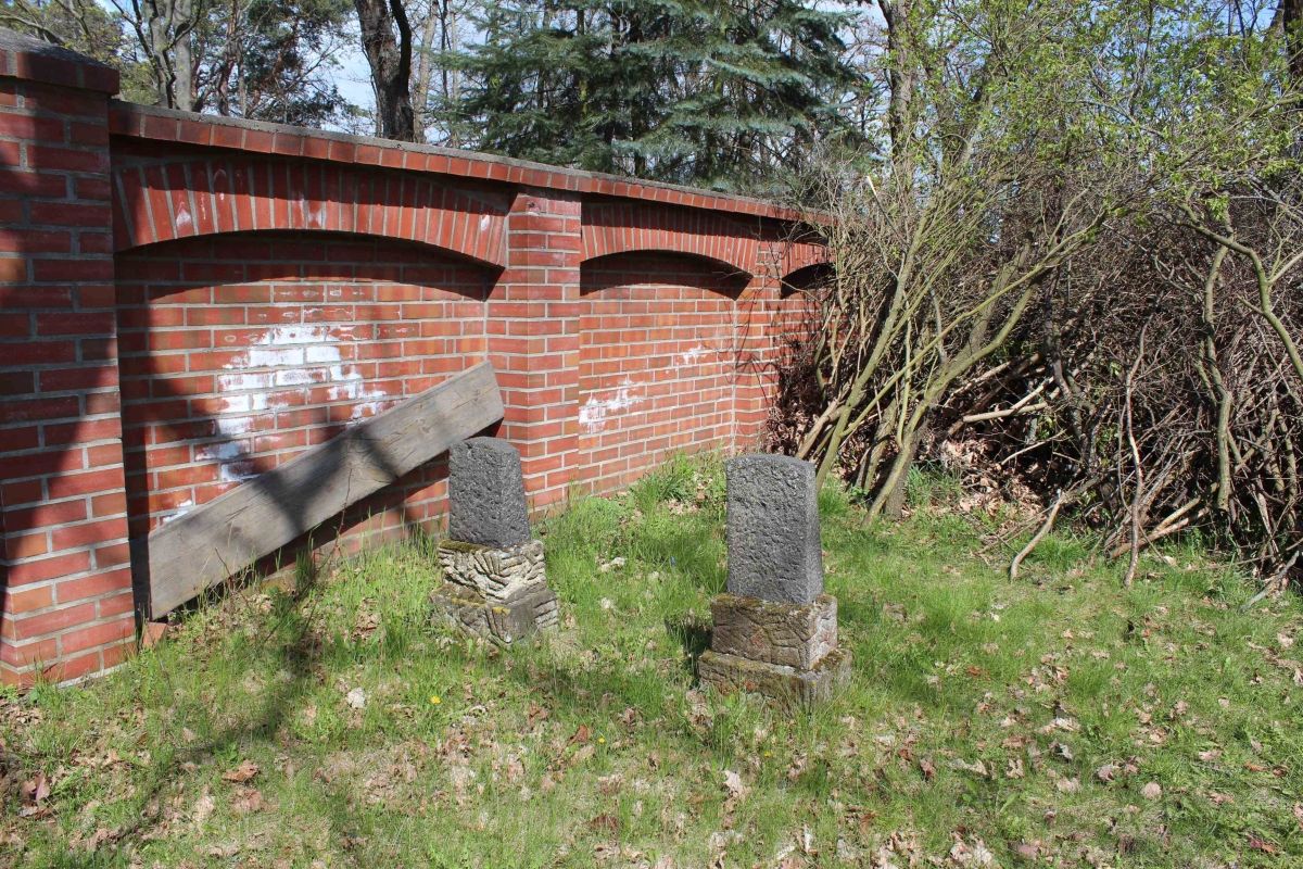 (4) A chapel on a hill with a Jewish cemetery and a war memorial